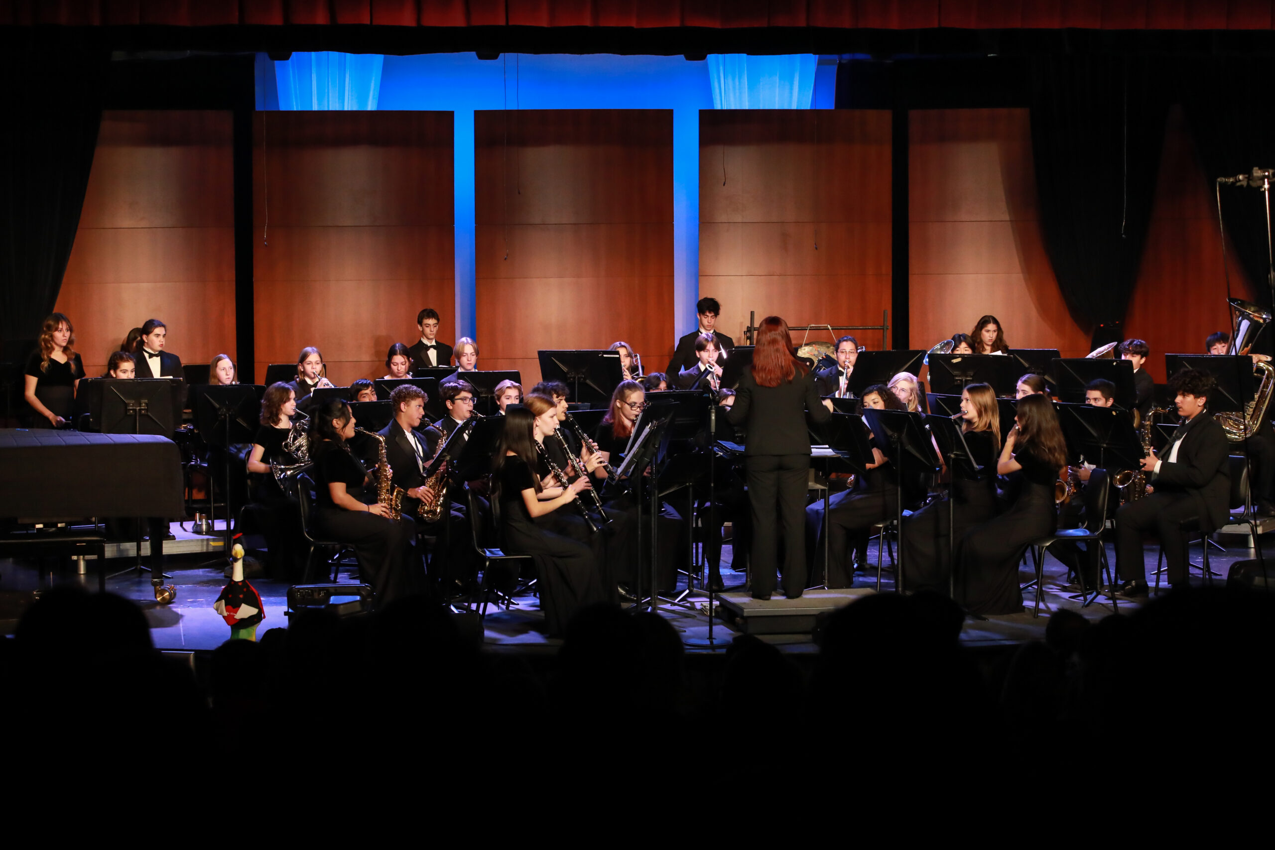 The Honsors Band performs at the Spring Concert.