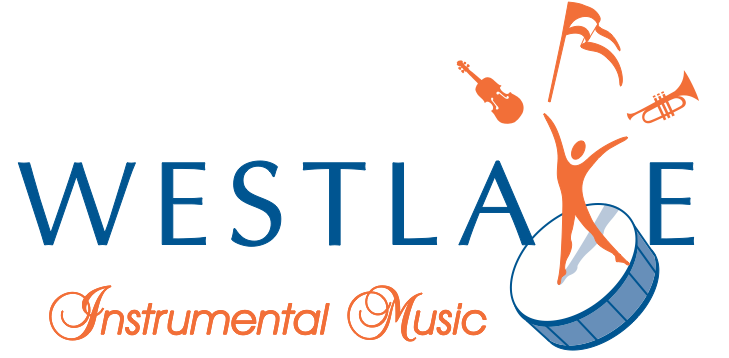 Wetslake Instrumental Music logo with musician as letter K.